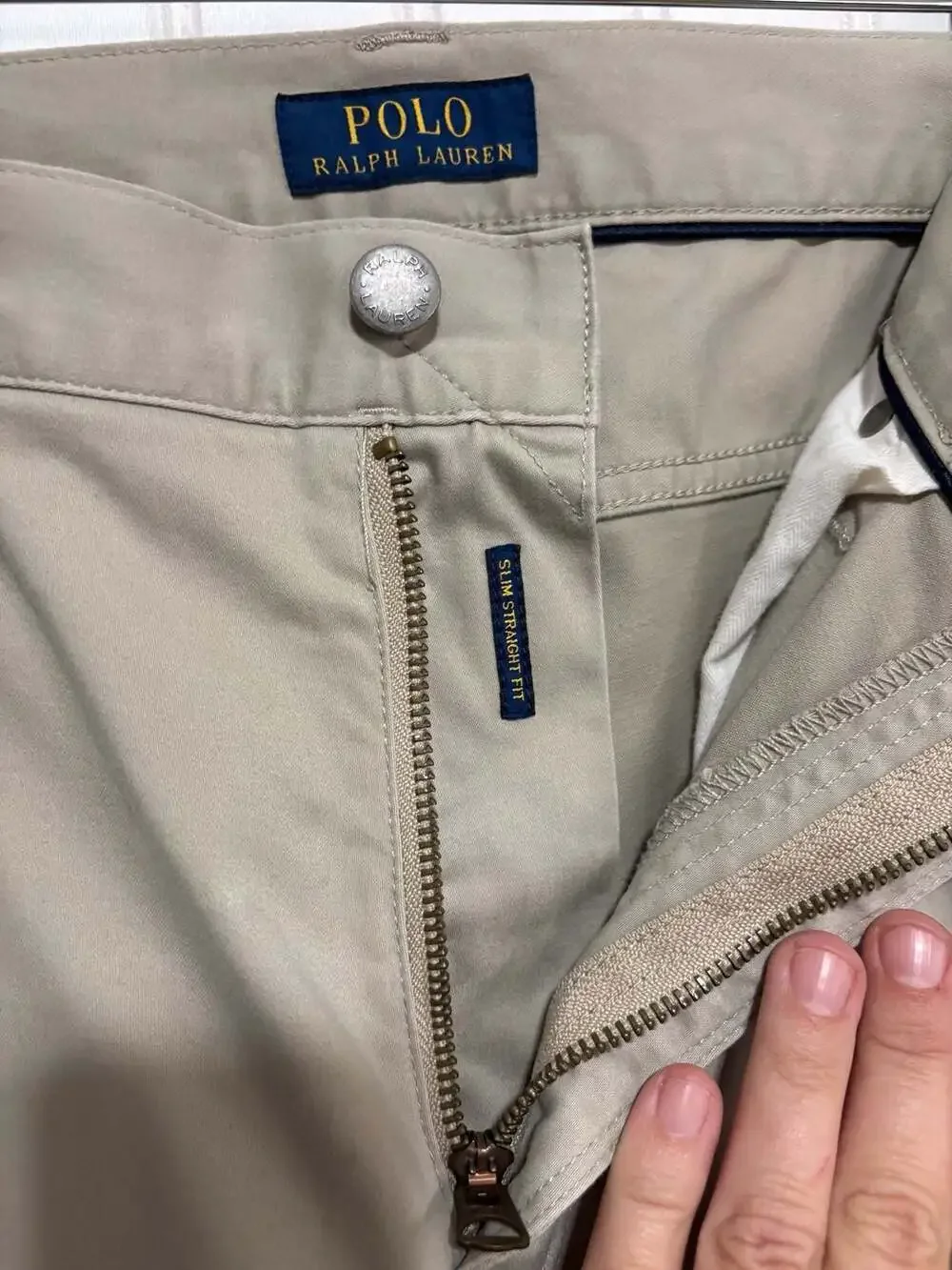 Polo Ralph Lauren Slim Straight Fit 5-Pocket Pants Khaki 34/32